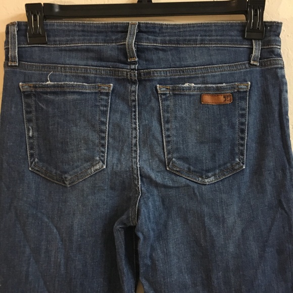 Joe’s Jeans Straight Leg Nellie Distressed Jeans Denim Size 29 Blue Stre… - Picture 8 of 12